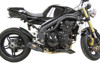 Black Velvet Slip On Exhaust - for 06-07 Triumph Speed Triple w/ Front O2 Sensor