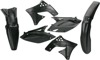 Black Plastic Kit - For 09-12 Kawasaki KX250F