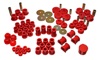 79-85 Toyota 4WD Pickup (Except T-100 & Tundra) Red Hyper-Flex Master Bushing Set