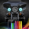 4.5In Chrome RGB LED Harley Running Light XKchrome Bluetooth App Controlled Kit