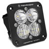 Squadron Sport Driving/Combo Pattern Flush Mount Black LED Light Pod - Clear