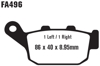 Standard Organic Brake Pads