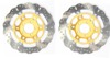 Floating Contour Brake Rotor Front Set