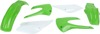 Green Plastic Kit - For 01-13 Kawasaki KX85 KX100