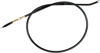 Black Vinyl Clutch Cable - For 86-07 Kawasaki ZL600 KLR650