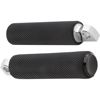 Knurled Shift Pegs - Knurled Rubber Brk/Shftpeg Blk