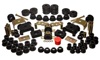 Black Hyper-Flex Master Bushing Set - For 73-80 Chev/GMC 4WD w/Aftermarket Front Springs