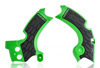 X-Grip Frame Guards Green/Black - For 17-18 Kawasaki KX250F