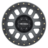 MR309 Grid 18x9 +18mm Offset 8x170 130.81mm CB Titanium/Black Street Loc Wheel