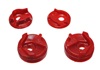 Red Motor Mount Insert Set (w/ Spec V 2.5L engine man - For 02-03 Nissan Sentra/200SX