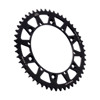 Black Aluminum Rear Sprocket - 43 Teeth 520 Pitch