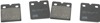 Standard Organic Brake Pads Front Set