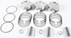 Top End Piston Kit 9.5:1 Compression - 91.00mm Bore (STD) - For 09-16 Ski-Doo 1200 4-TEC