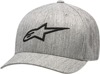 Alpinestars Ageless Curve Hat Grey Heather/Black L/XL - Flex back hat with embroidered logo