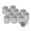 Shovelhead Models Oil Filters - Chrome - 12 Pack