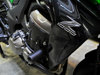 Black No Cut Frame Sliders - For 14-16 Kawasaki Z1000