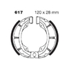 Rear Organic Brake Shoes