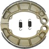 Grooved Organic Brake Shoes - Honda TRX 350-500