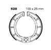 Grooved Organic Brake Shoes