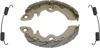 Grooved Organic Brake Shoes - For 85-89 Suzuki LT 230/250/300