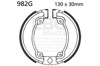 Grooved Organic Brake Shoes