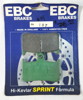 Front Organic Brake Pads