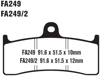 Standard Organic Brake Pads