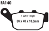 Standard Organic Brake Pads