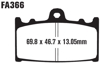 Standard Organic Brake Pads