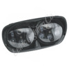 98-13 Glide Models LED Black Headlight & Housing Dual 5.75 Projector Lamps