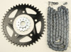 V3 Chain & Sprocket Kit Black RX Chain 520 15/45 Hardcoat Aluminum - For 93-99 Honda CBR900RR