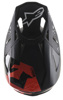 Supertech M-8 Echo Helmet Black/Grey/Neon Red 2X-Large