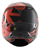 Supertech M-8 Echo Helmet Black/Grey/Neon Red 2X-Large