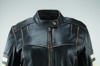 Dame Vintage Leather Jacket Black Womens - Small