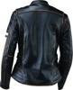 Dame Vintage Leather Jacket Black Womens - Small