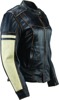 Dame Vintage Leather Jacket Black Womens - Small