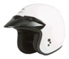 GMAX OF-2 Open-Face Helmet White - Medium - For Medium fit, gloss white finish