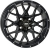 Hurricane Wheel Black 12X7 4/4 2+5