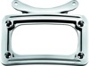 Kuryakyn Curved License Plate Frame Chrome