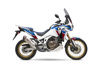 RS-12ADV Street Slip On Exhaust - SS/CF - For 20-22 Honda CRF1100L Africa Twin