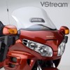 V-Stream Windscreen - Ventless - Clear - For 01-17 Honda GoldWing