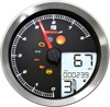 Silver Bezel Tnt-B Multi-function Speedo & Tach Gauge - For 15-up Yamaha Bolt