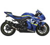 Black Hurricane Slip On Exhaust - For 11-24 GSXR600/750