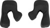 Fly Racing Kinetic Helmet Cheek Pads Black Large - Replacement cheek pads for Kinetic helmet