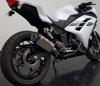 Cat Back Slip On Exhaust - Titanium - For Kawasaki Ninja EX300