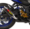 Carbon Fiber MGP Growler Slip On Exhaust - For 15-24 Yamaha R3