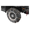 V-Bar Tire Chains, Pair - 10 V-Bars / row - Large - Fits 25x12x9 25x11x10 26x10x12