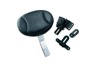 Plug-In Vinyl Driver Backrest w/Pouch - For 99-20 Harley Touring