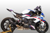 GP19 Black Slip On Exhaust - For 20-23 BMW S1000RR