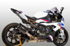 Tech1 Carbon Fiber Slip On Exhaust - For 20-23 BMW S1000RR